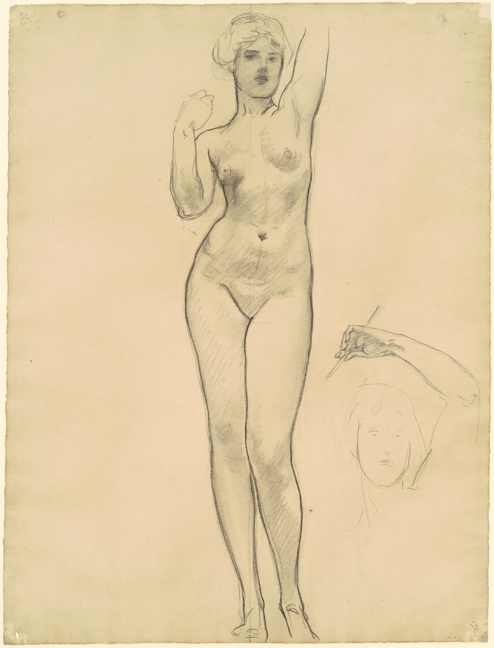 Afrodit ve Eros için Afrodit Çalışmaları, 1919-1920. by John Singer Sargent