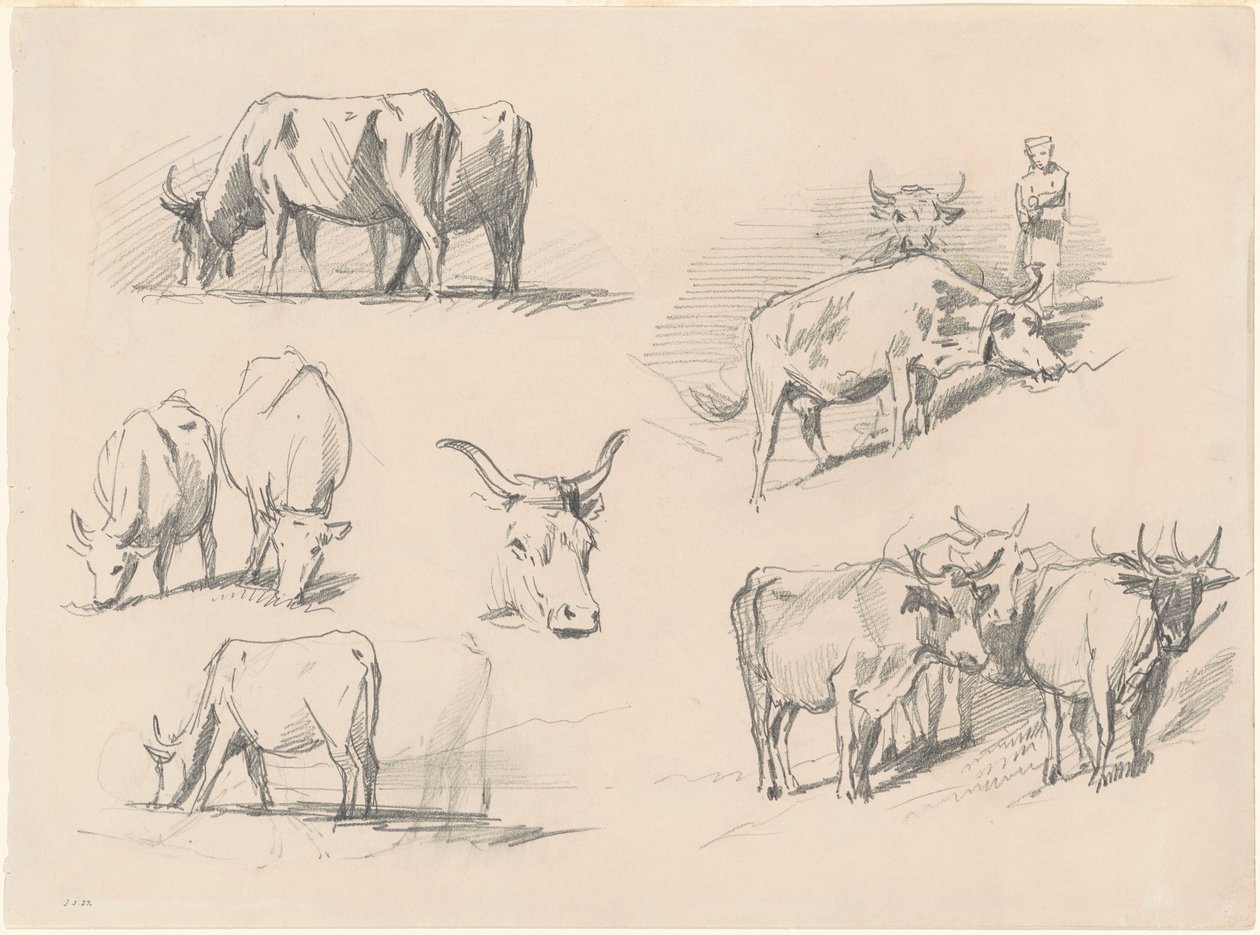 Sığır Çalışmaları by John Singer Sargent