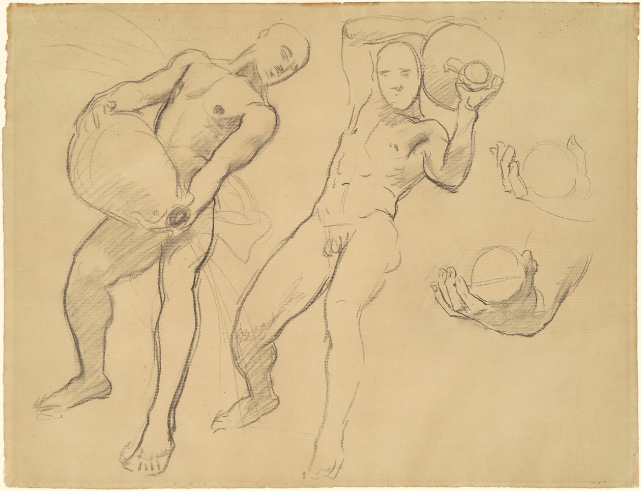 Rüzgarlar için Notus Çalışmaları, 1922-1925. by John Singer Sargent