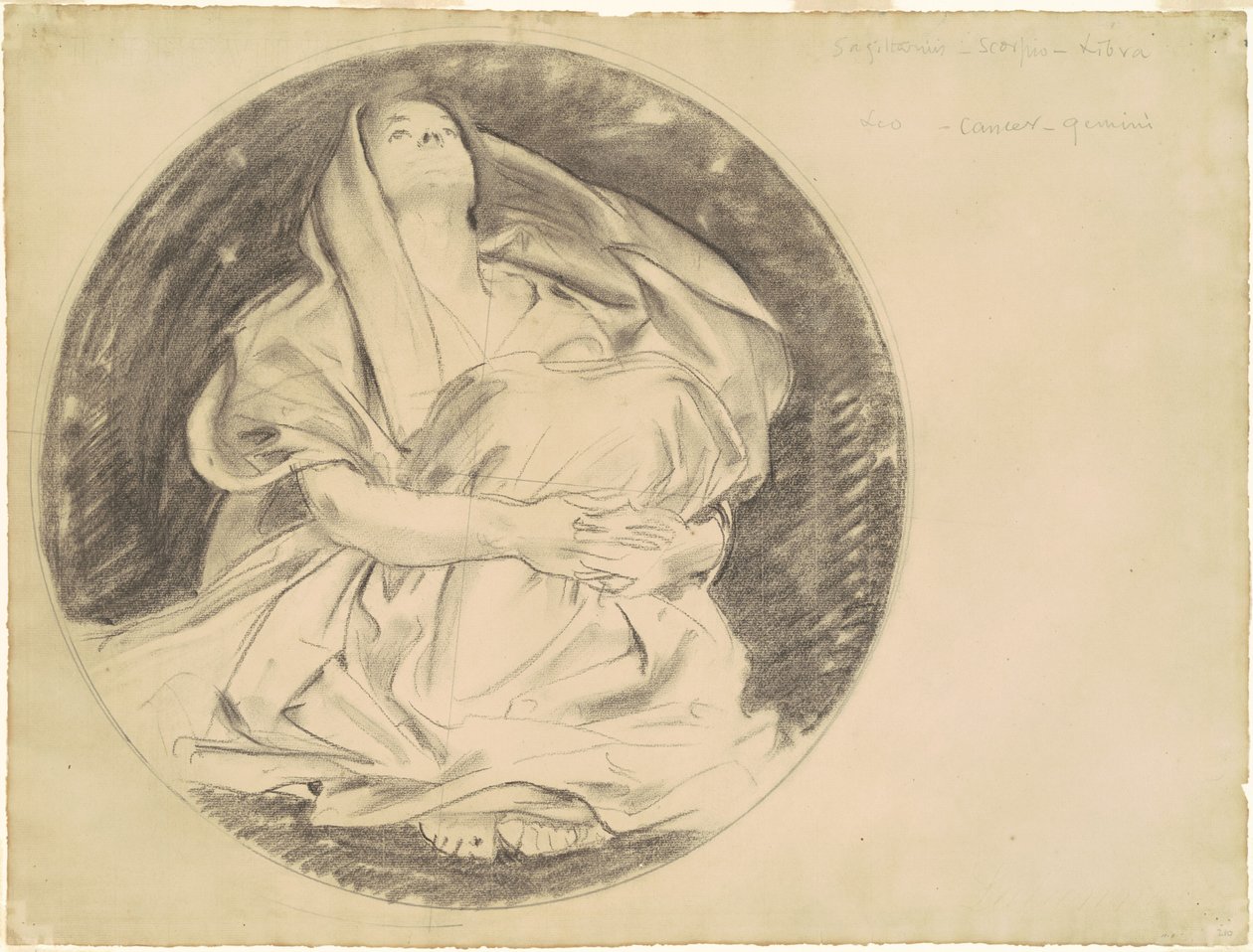 Astronomi Çalışması, c. 1921. by John Singer Sargent