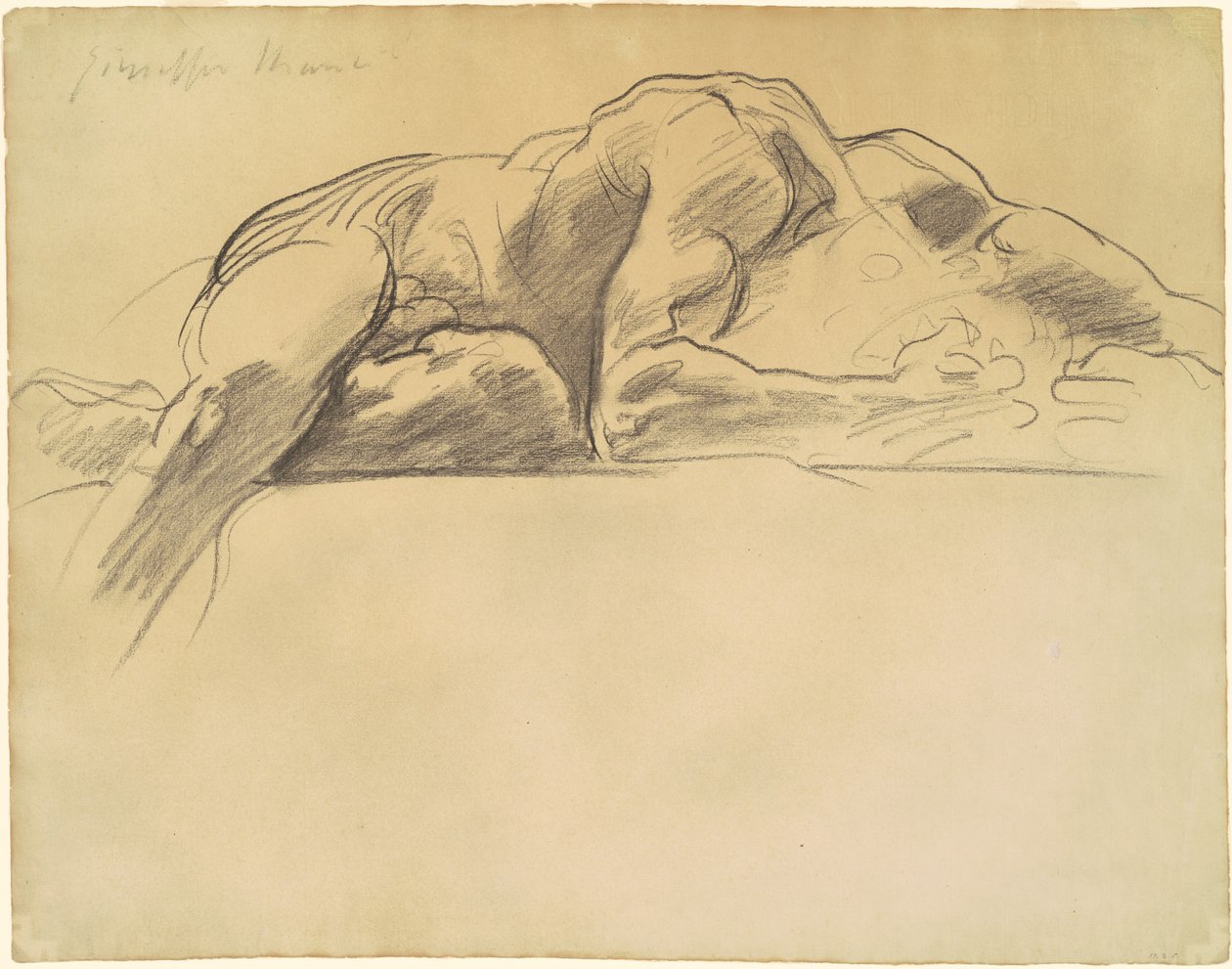 "Cehennem" için çalışma by John Singer Sargent