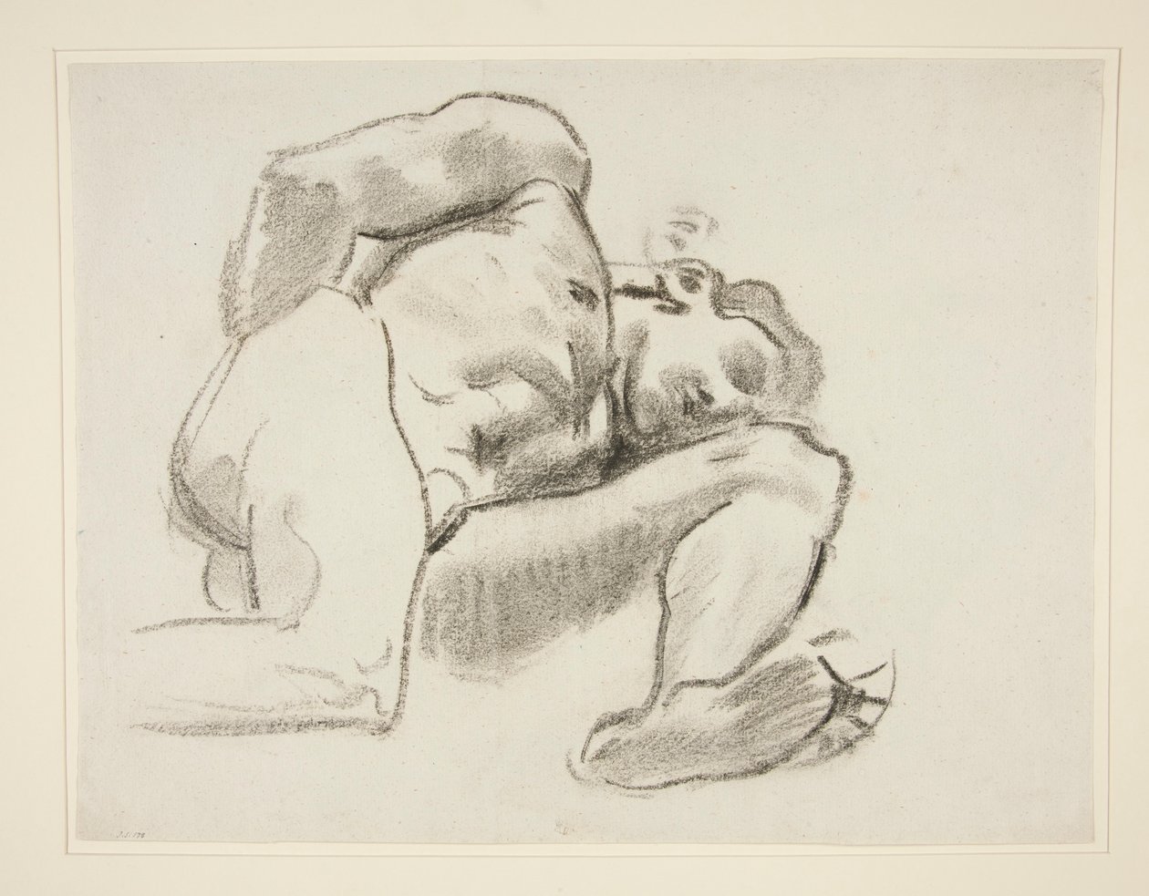 Prometheus, rondel, Rotunda, Boston Güzel Sanatlar Müzesi için Çalışma by John Singer Sargent
