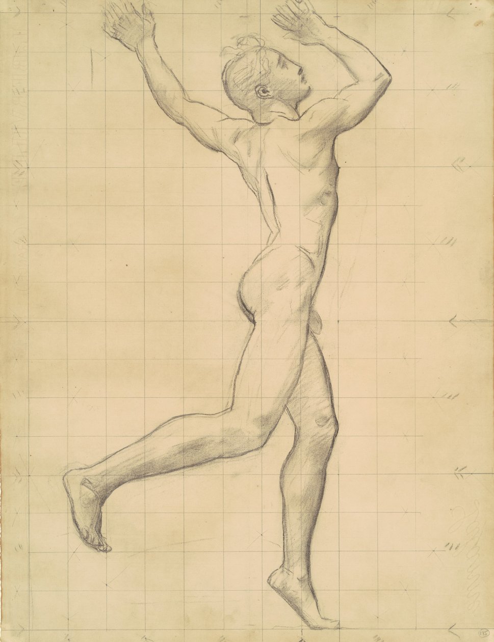 Apollo ve Daphne için Apollo Çalışması, c. 1918. by John Singer Sargent
