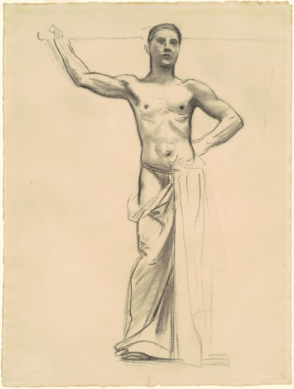 Apollon ve İlham Perileri için Apollon Çalışması, c. 1921. by John Singer Sargent