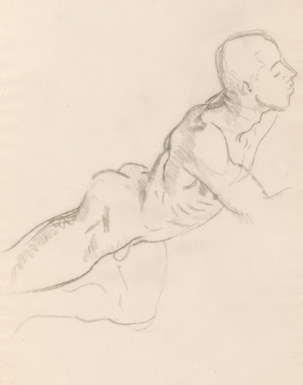 Eros ve Psyche için Eros Çalışması, kabartma süsleme, Rotunda, Güzel Sanatlar Müzesi, Boston by John Singer Sargent