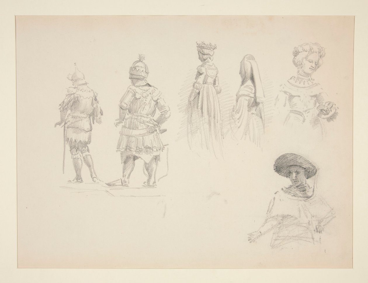 Altı Figürün İncelenmesi by John Singer Sargent