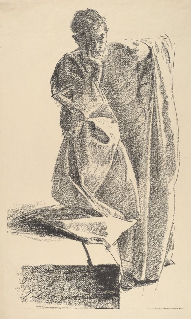 Genç Bir Adamın Çalışması by John Singer Sargent