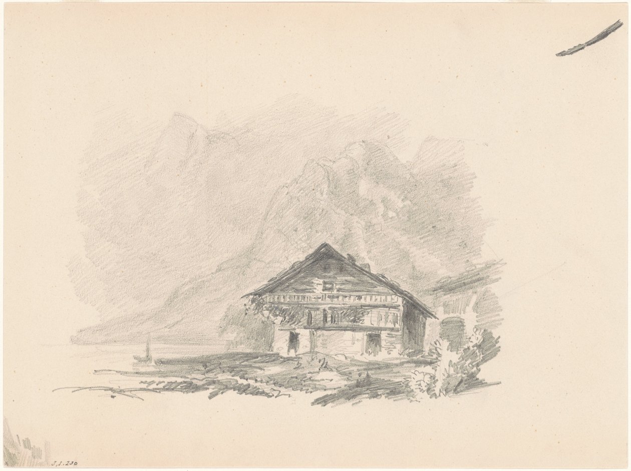 İsviçre Dağ Evi by John Singer Sargent