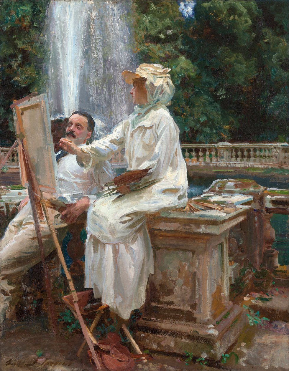 Çeşme, Villa Torlonia, Frascati, İtalya, 1907. by John Singer Sargent