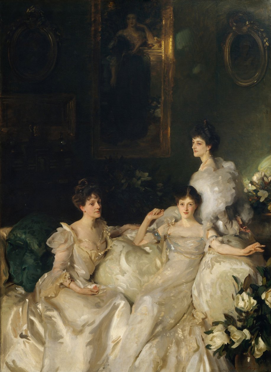 Wyndham Sisters: Leydi Elcho, Bayan Adeane ve Bayan Tennant, 1899 by John Singer Sargent