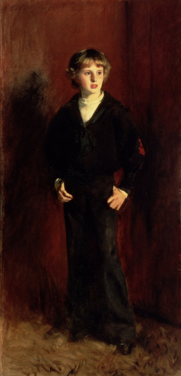 Bir çocuk olarak merhum Binbaşı EC Harrison by John Singer Sargent