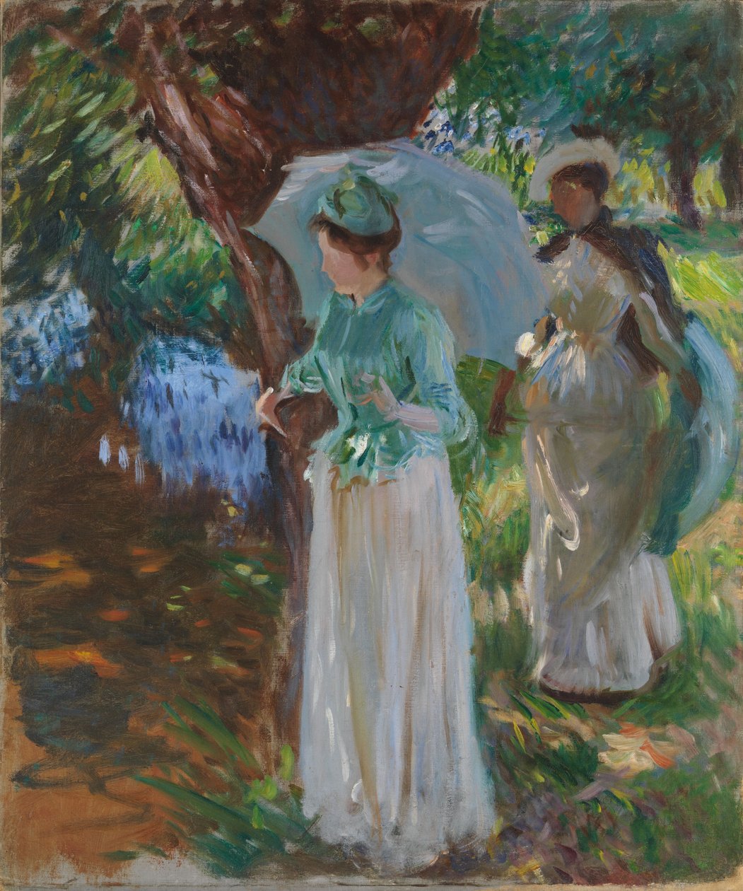 Şemsiyeli İki Kız, 1888 by John Singer Sargent