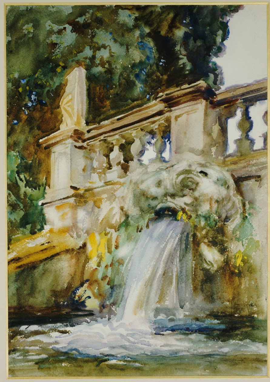 Villa Torlonia, Frascati, 1907 by John Singer Sargent