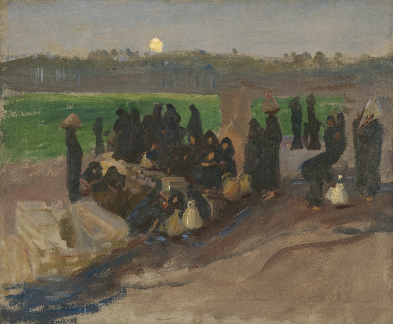 Nil'deki Su Taşıyıcıları by John Singer Sargent