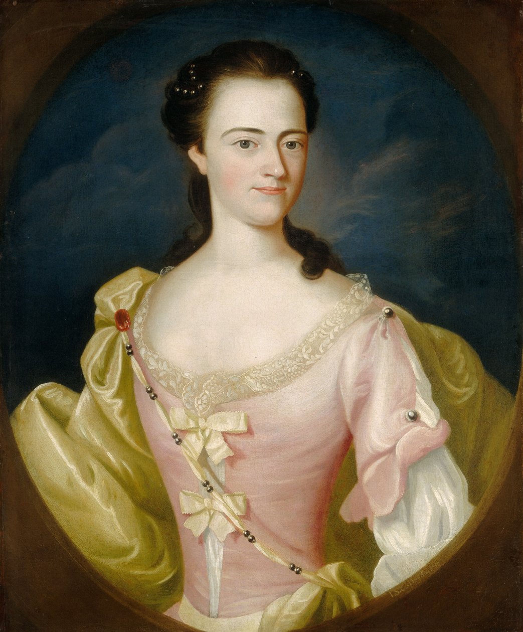 Jane Browne, 1756. by John Singleton Copley