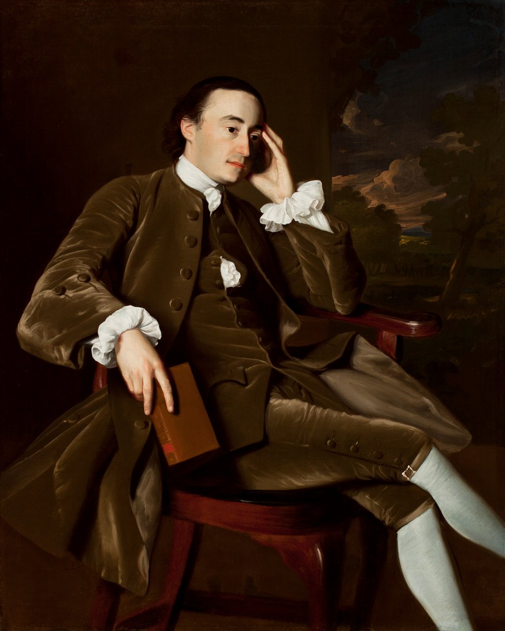 John Bours, c.1763 (tuval üzerine yağlı boya) by John Singleton Copley