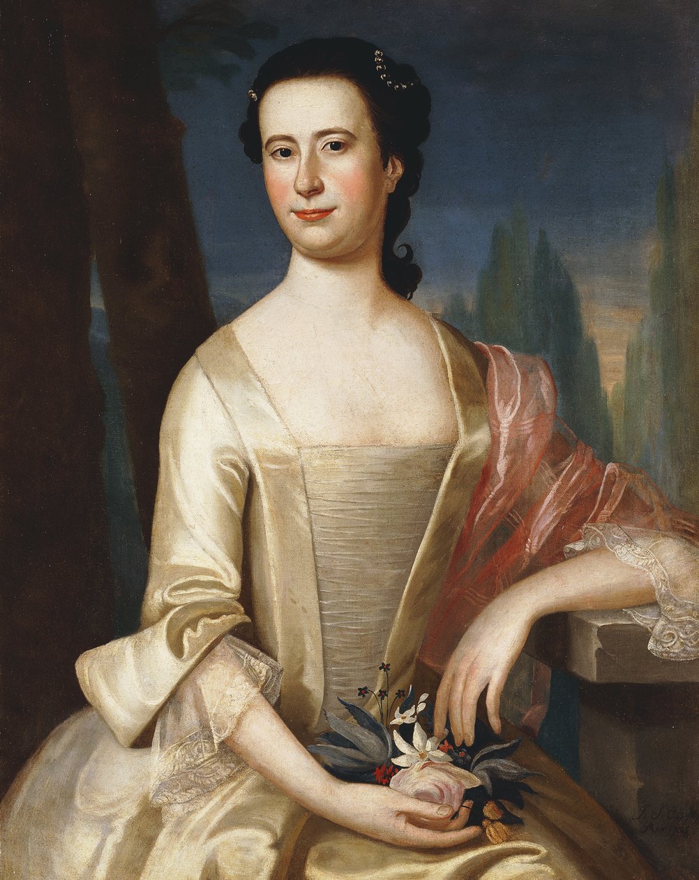 Bir Kadının Portresi, 1755 by John Singleton Copley