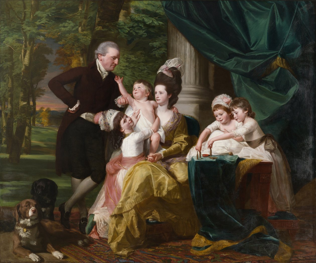 Sir William Pepperrell (1746?1816) ve Ailesi, 1778 by John Singleton Copley