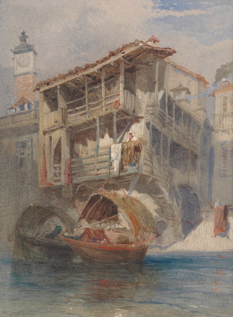 Isola Bella, Maggiore Gölü by John Skinner Prout