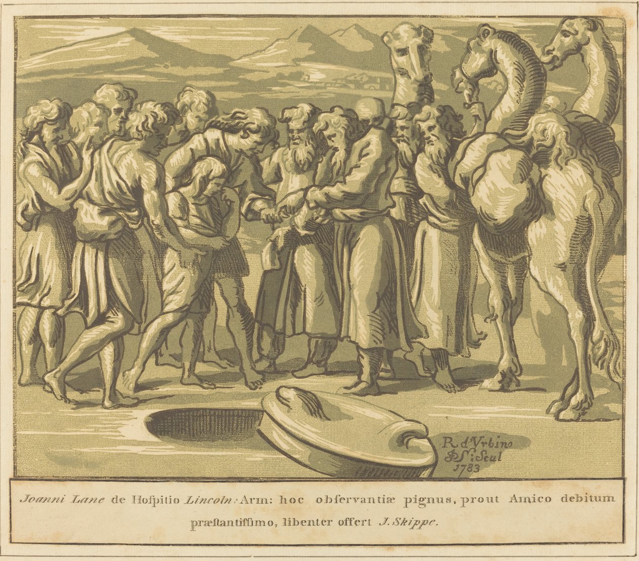 Joseph Köleliğe Satıldı by John Skippe after Raphael