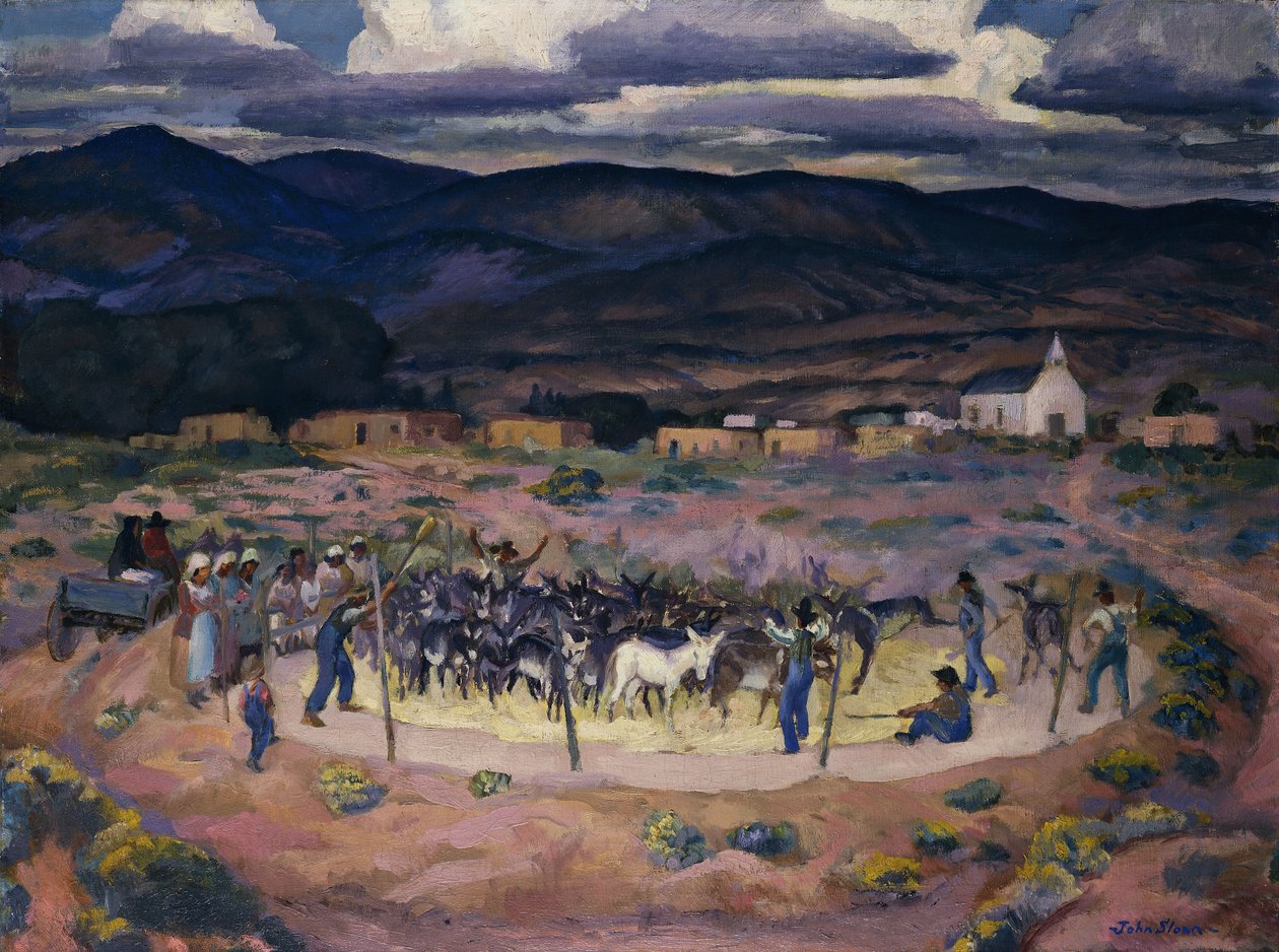Burros Harmanı by John French Sloan