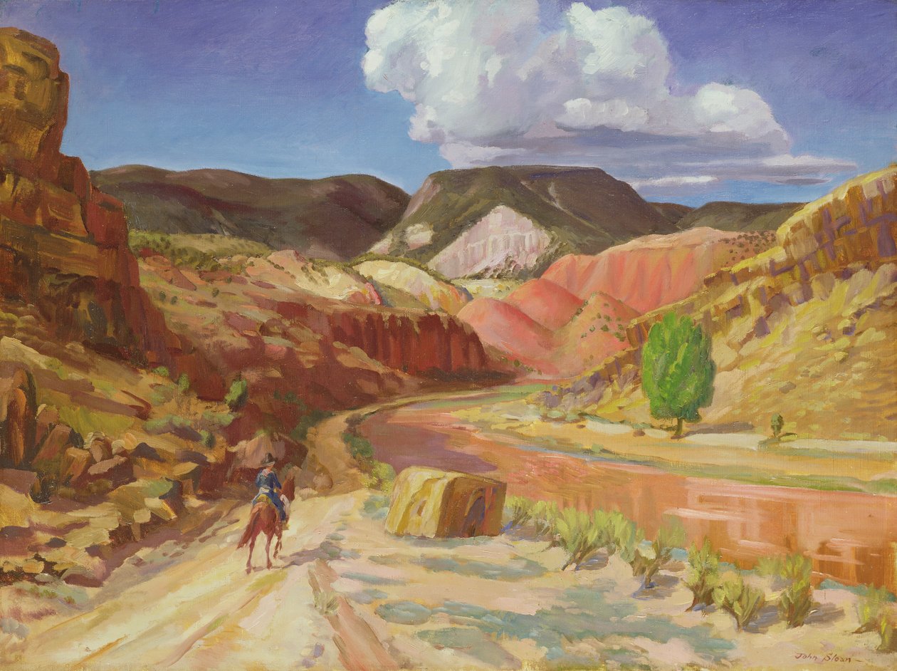 Chama Koşu Kırmızısı by John French Sloan