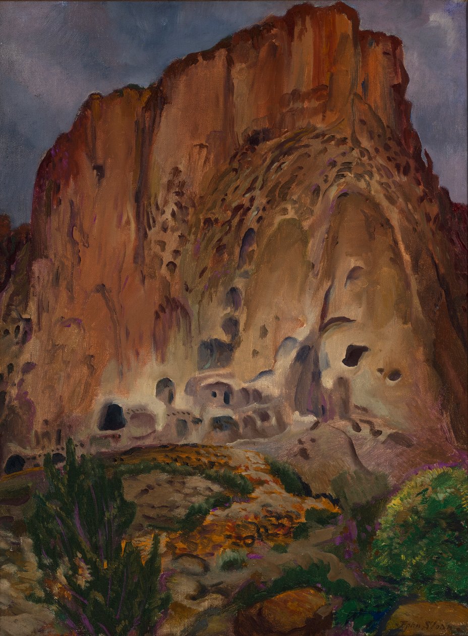 Cliff Konutları, Pajarito by John French Sloan