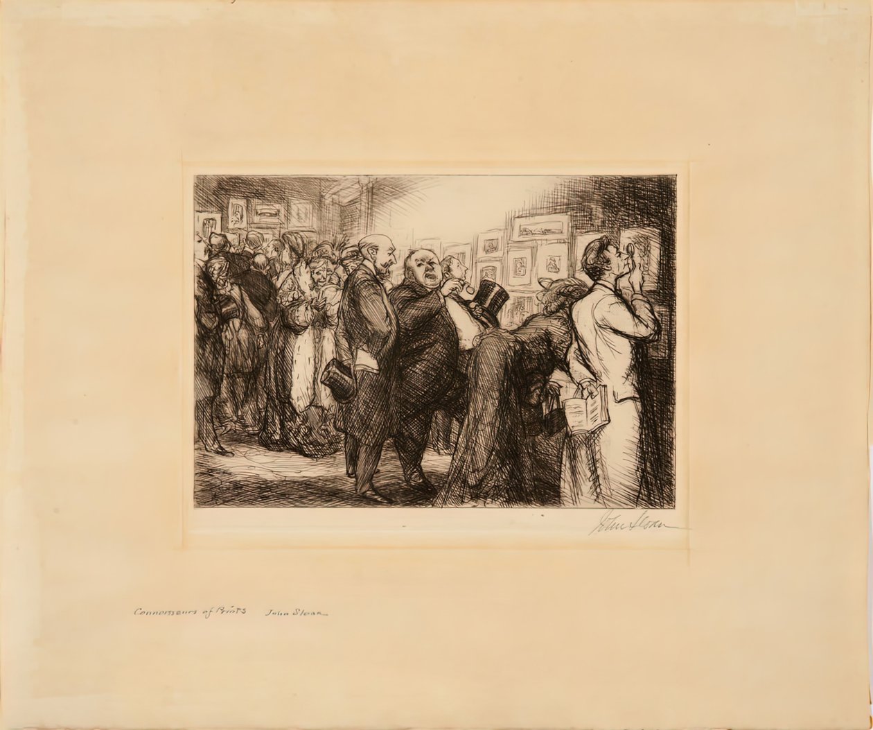 Baskı Uzmanı, 1905. by John French Sloan