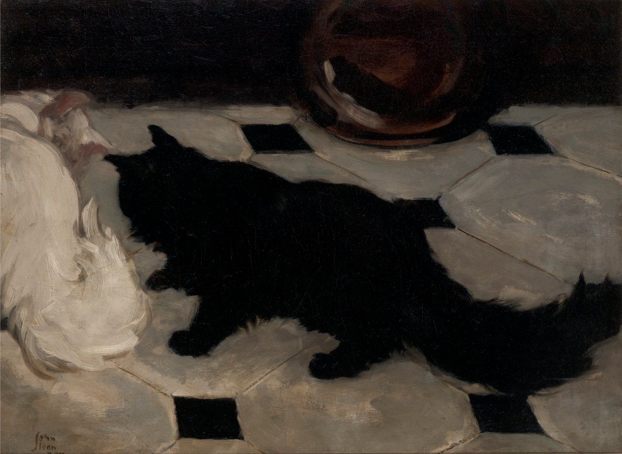 Green'in Kedileri by John French Sloan