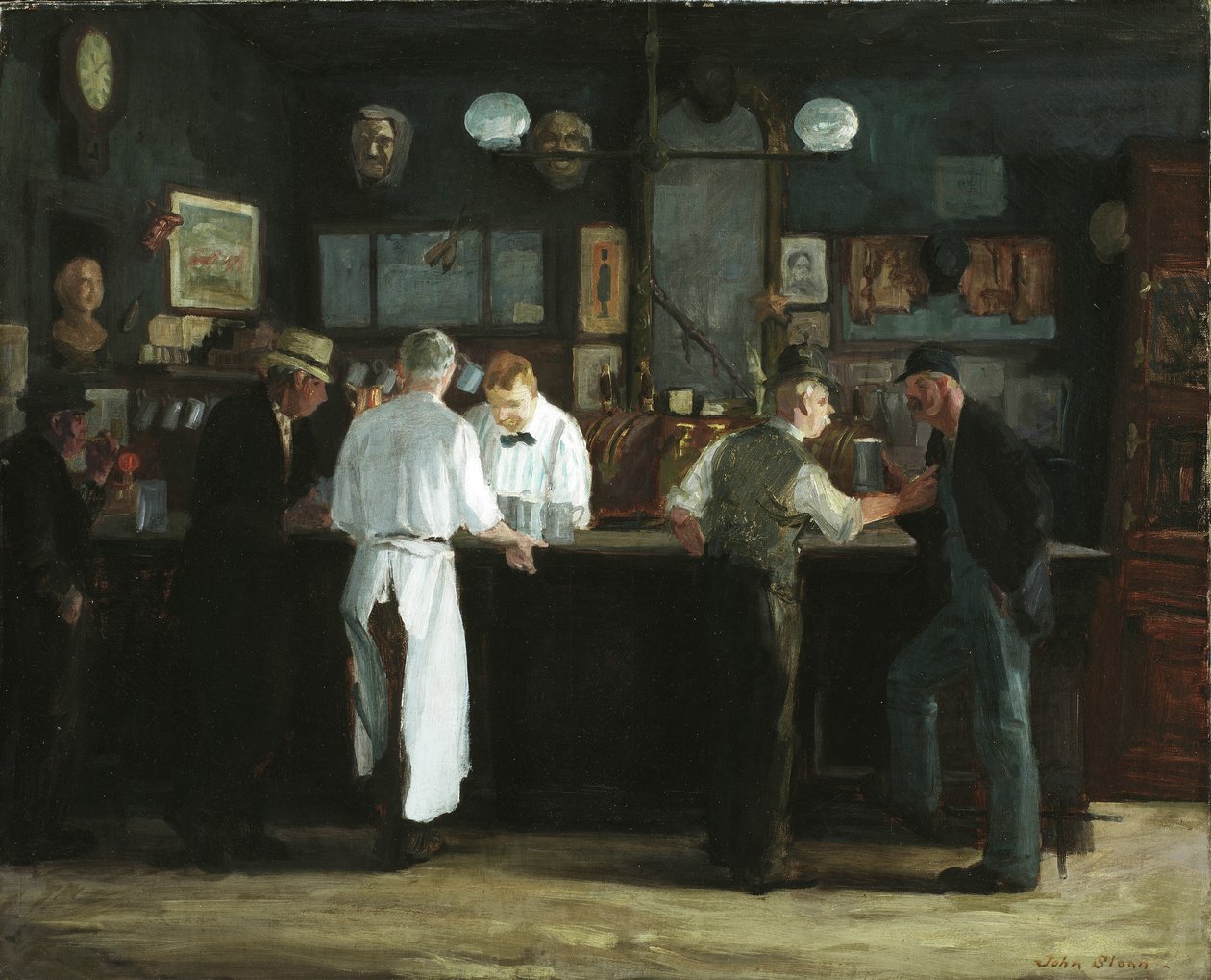 McSorley'nin Barı by John French Sloan