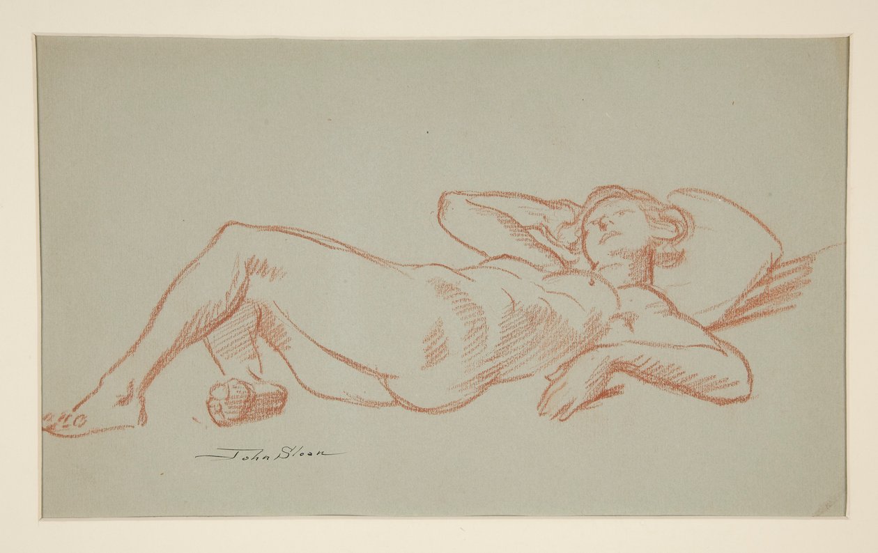 Model Dinlenme by John French Sloan