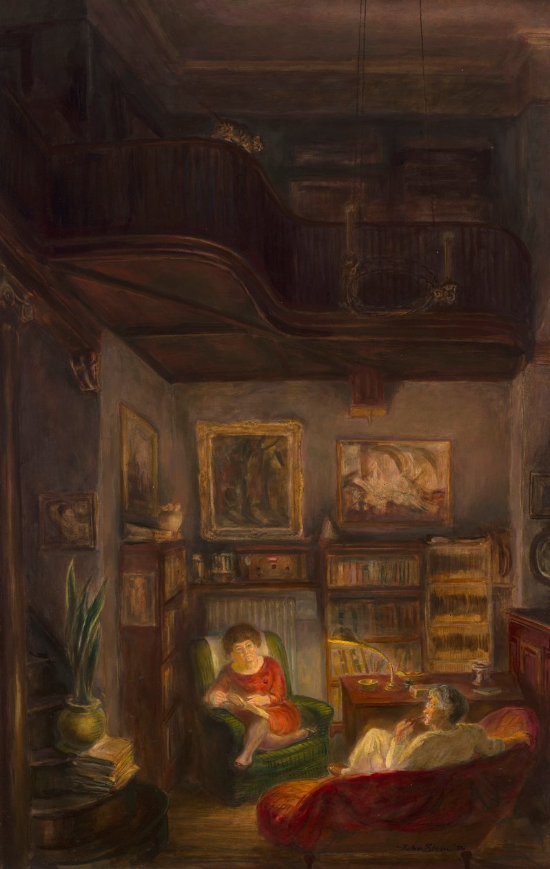 Stüdyodaki Köşemiz by John French Sloan