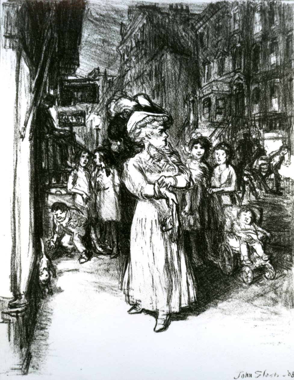 Altıncı Cadde ve 30. Cadde by John French Sloan