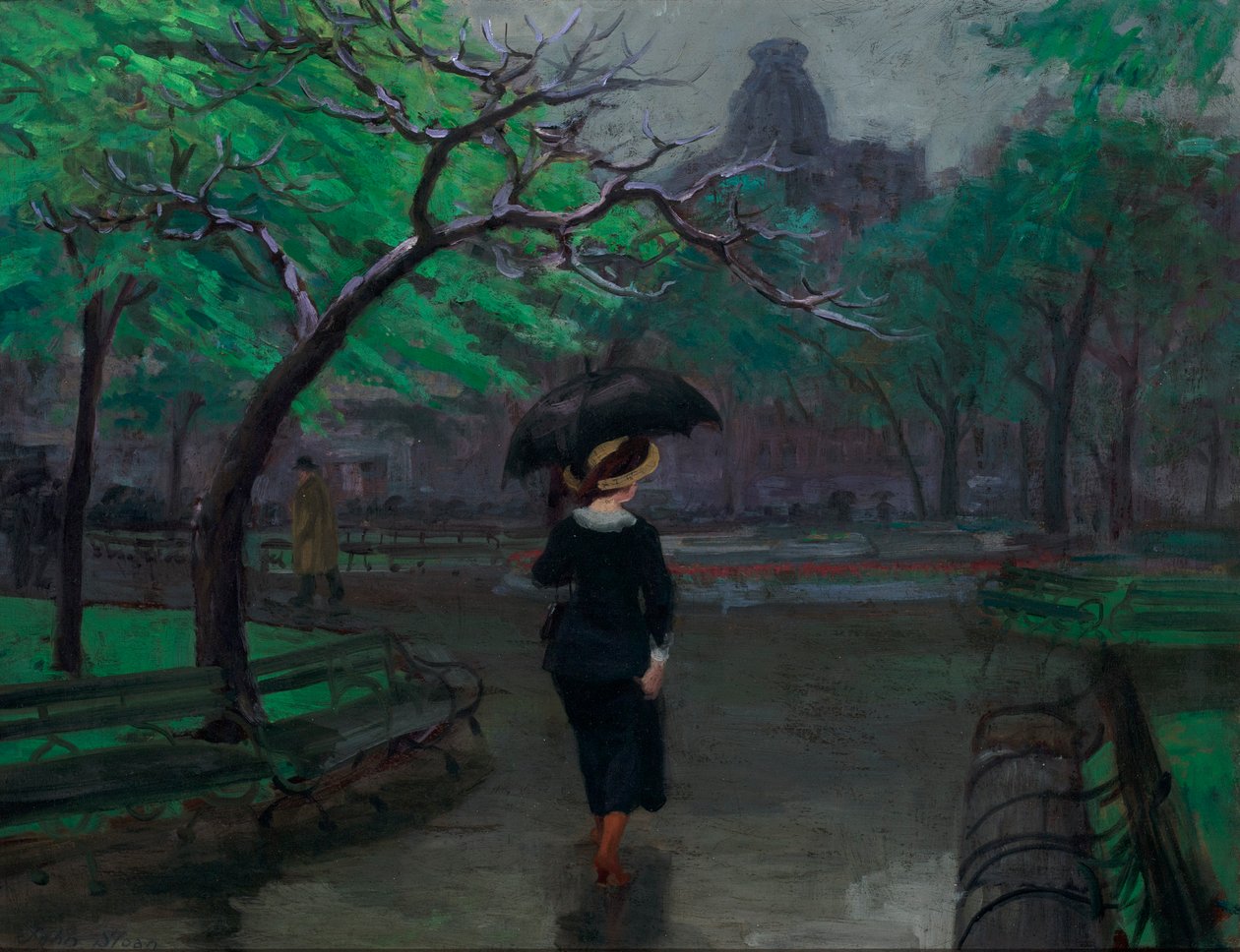 İlkbahar Yağmuru, New York by John French Sloan