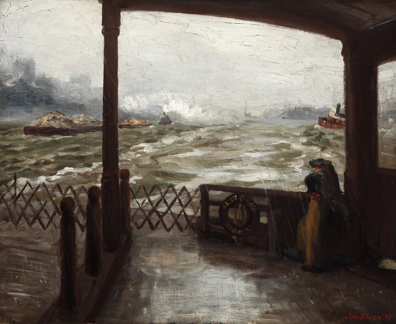 Feribotun Uyanışı, No.1 by John French Sloan
