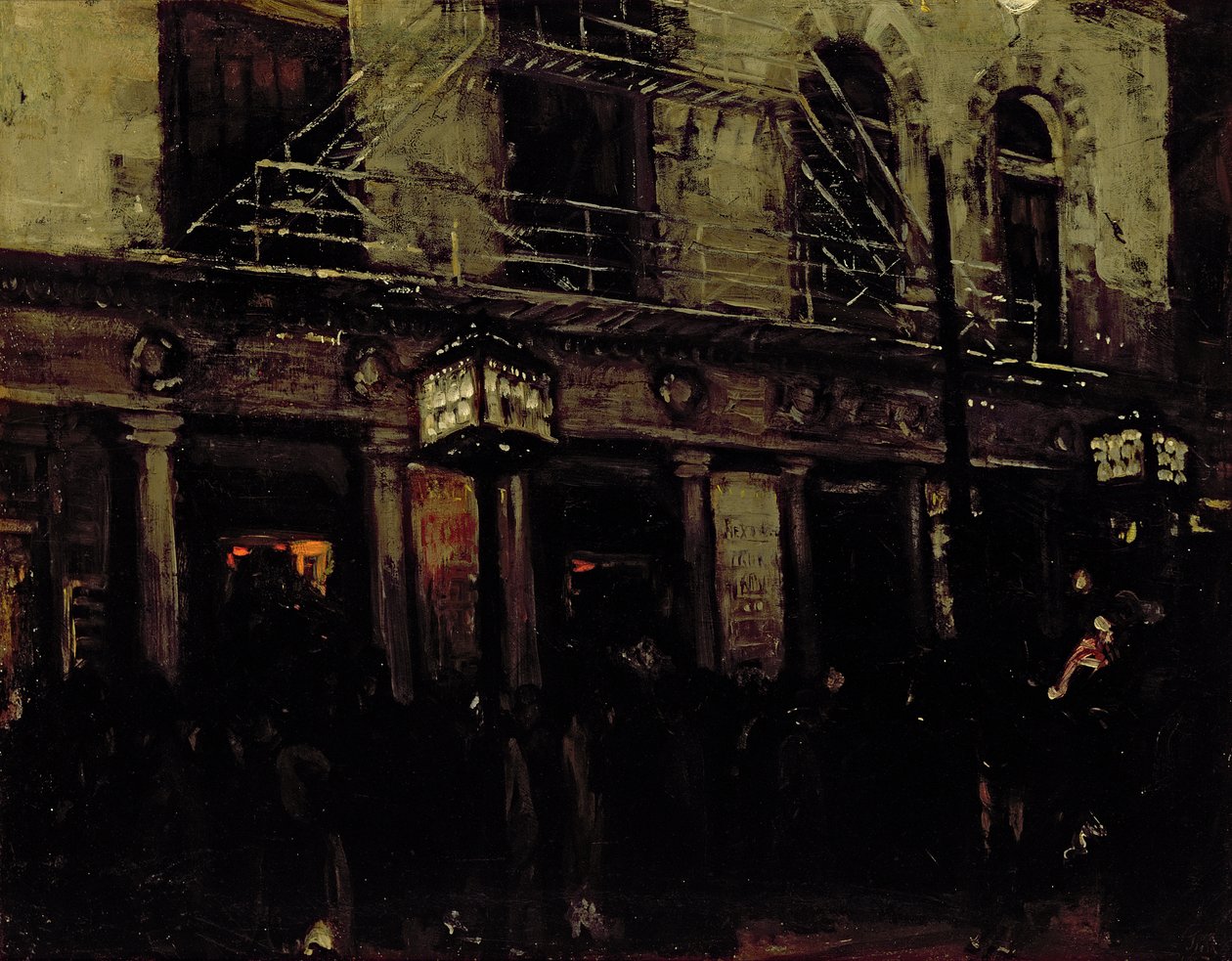Ceviz Sokak Tiyatrosu, Philadelphia by John French Sloan