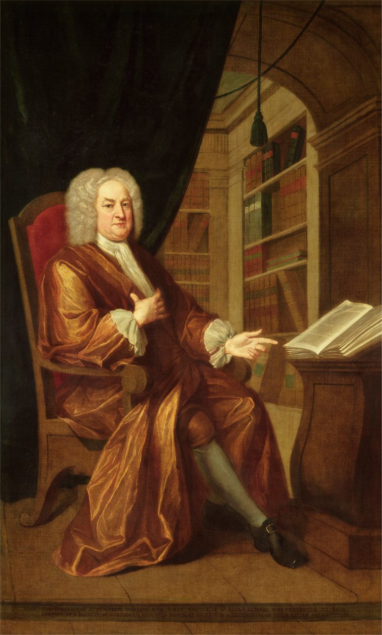 Benjamin Moreland, St. Paul's School'un Yüksek Üstadı by John Smibert