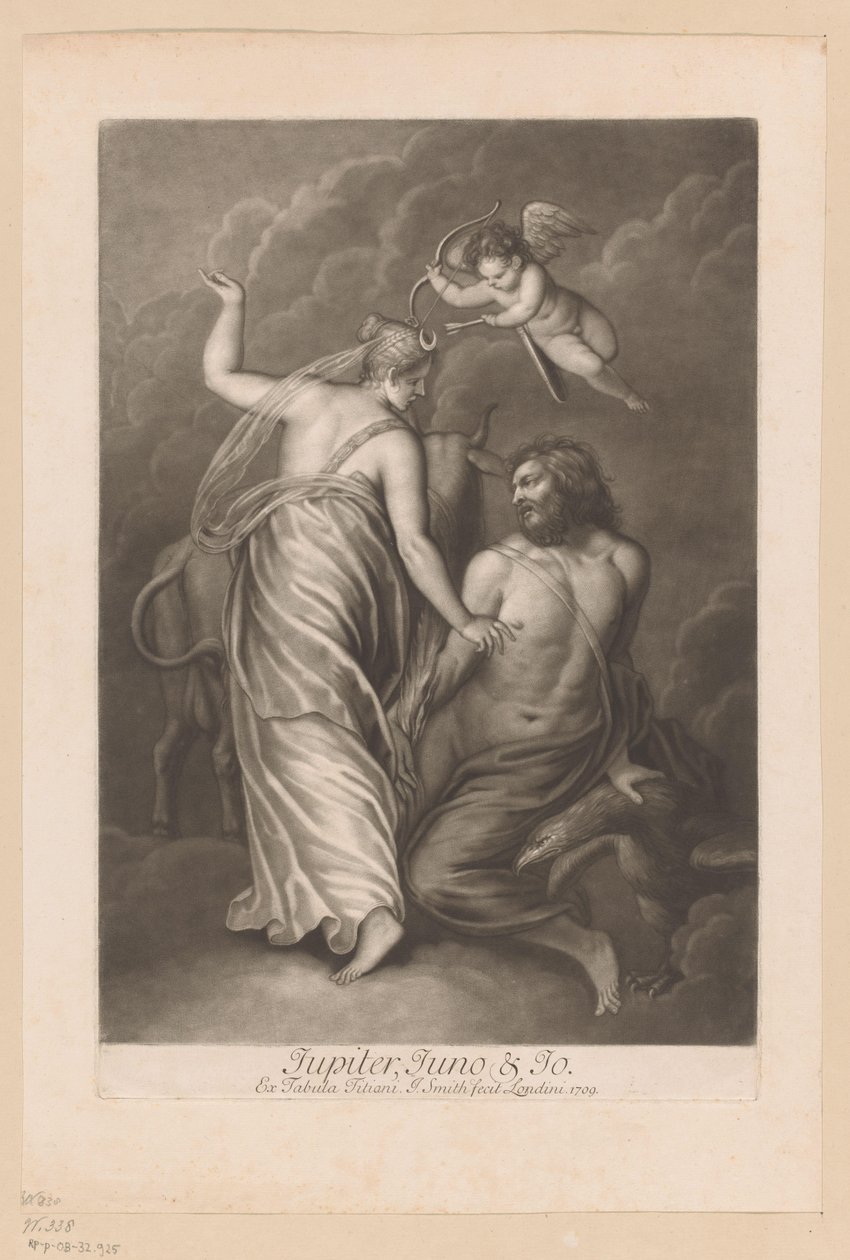 Jüpiter, Juno ve Io Jüpiter, Juno ve Jo (nesne üzerindeki başlık) Liefdesaffaires van de goden (dizi adı) Tanrıların Aşkları (dizi adı) by John Smith