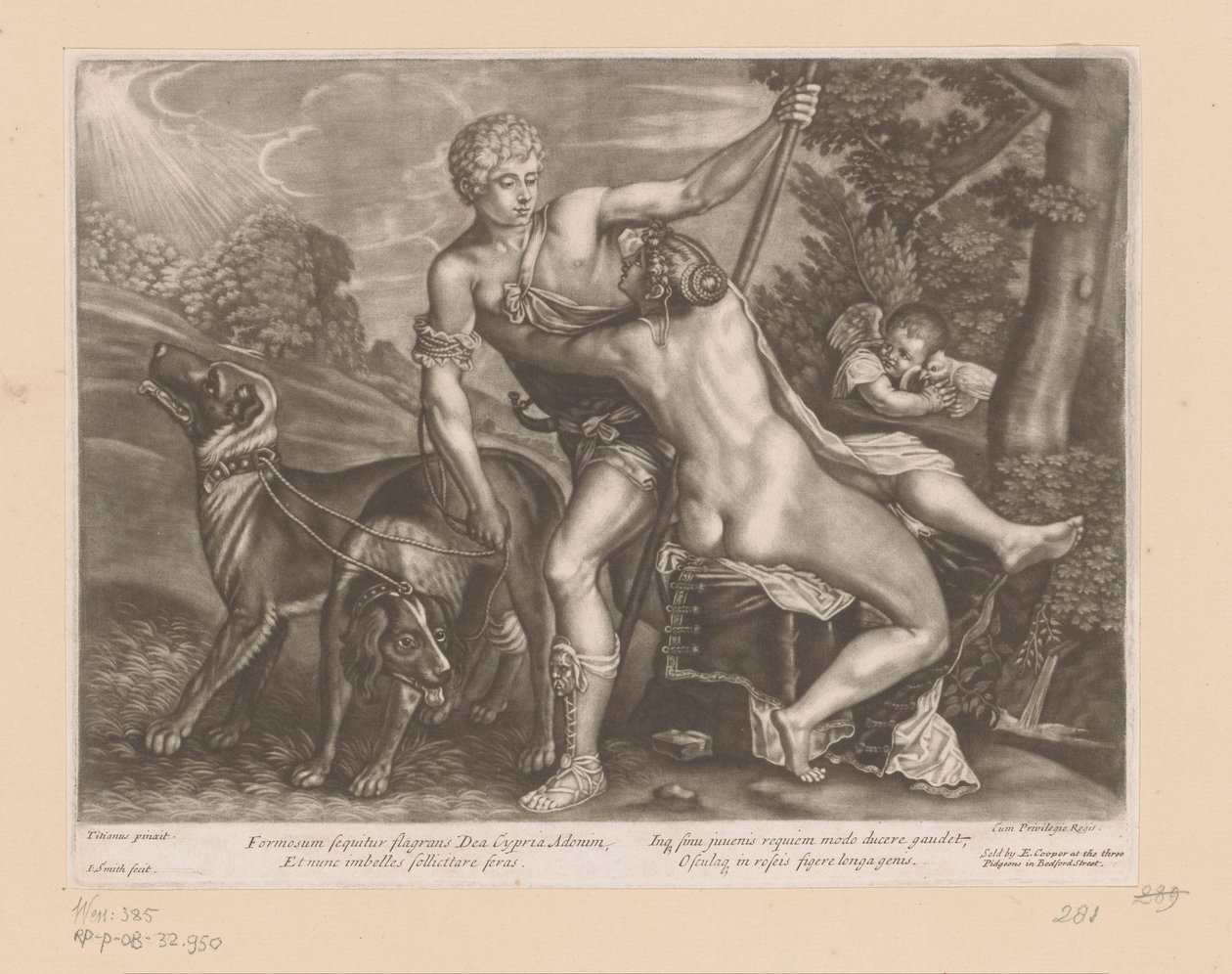 Venüs ve Adonis by John Smith