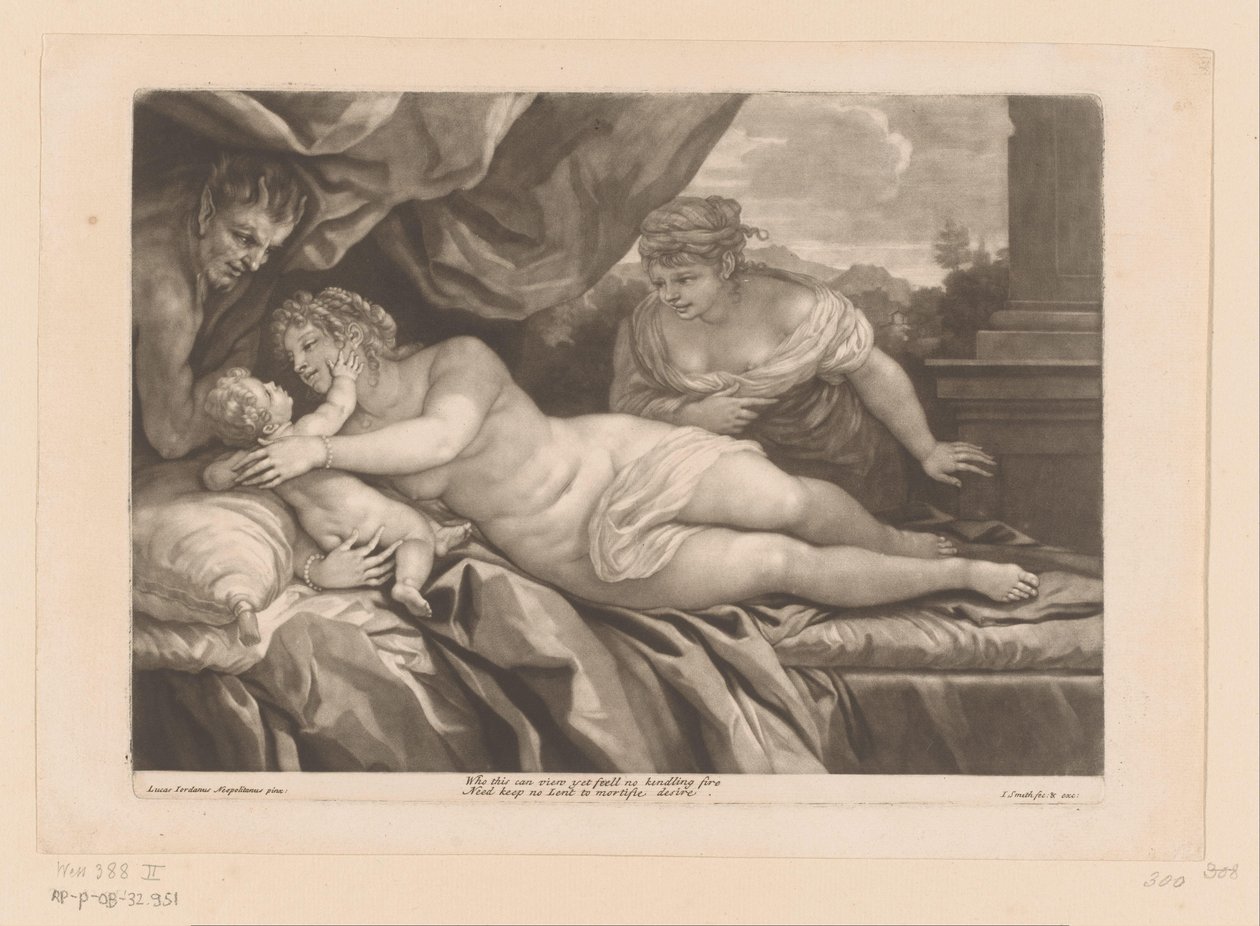 Cupid ve Satyr ile Venüs by John Smith