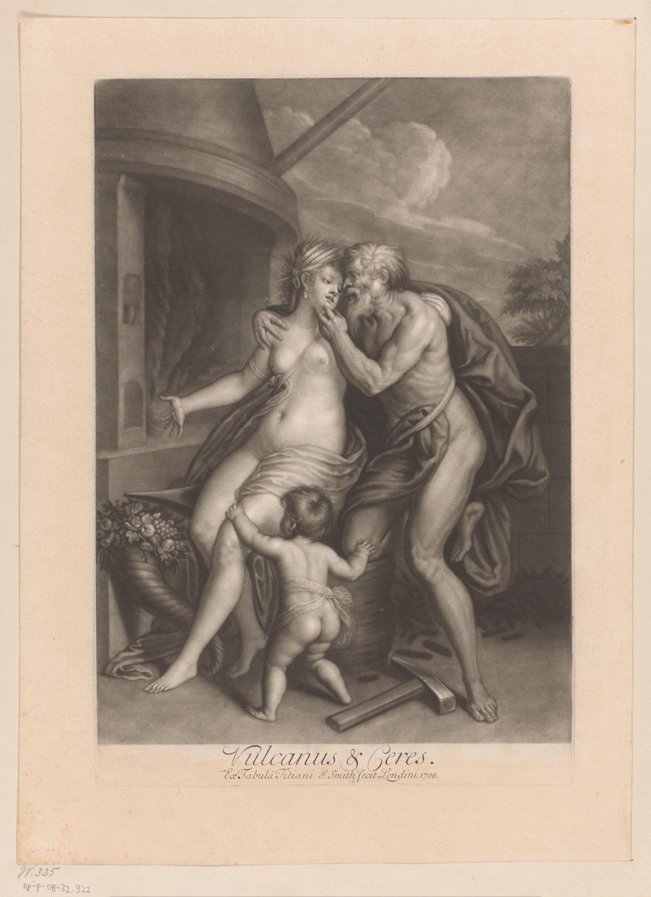 Vulcan ve Ceres demirhanede Vulcan & Ceres (nesne üzerindeki başlık) tanrıların aşk işleri (dizi adı) Tanrıların Aşkları (dizi adı) by John Smith