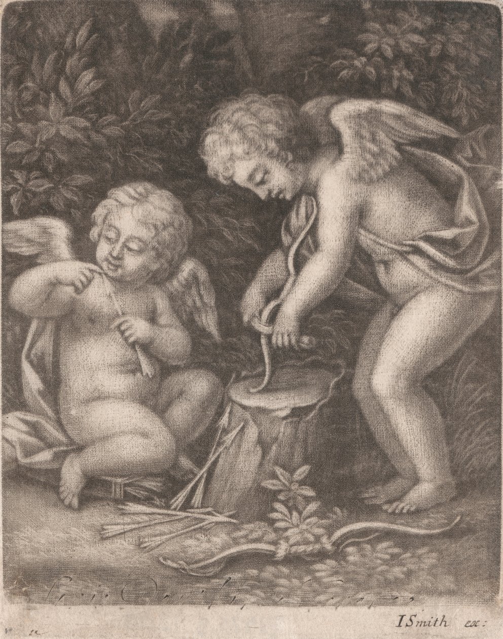 Bir Yay Deneyen Cupids by John Smith