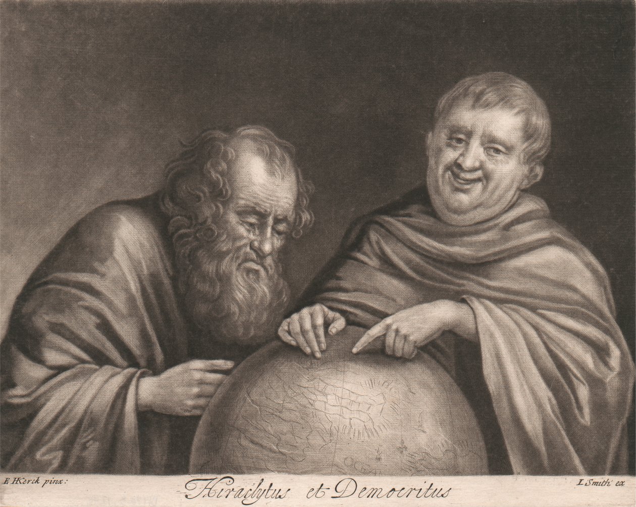 Herakleitos ve Demokritos by John Smith