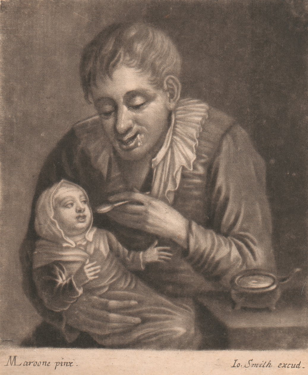 Çocuğu Besleyen Adam by John Smith
