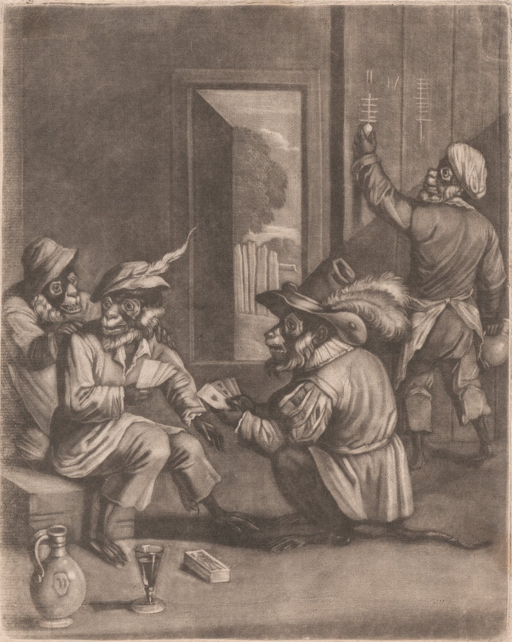 Maymunlar Oyun Kartları by John Smith