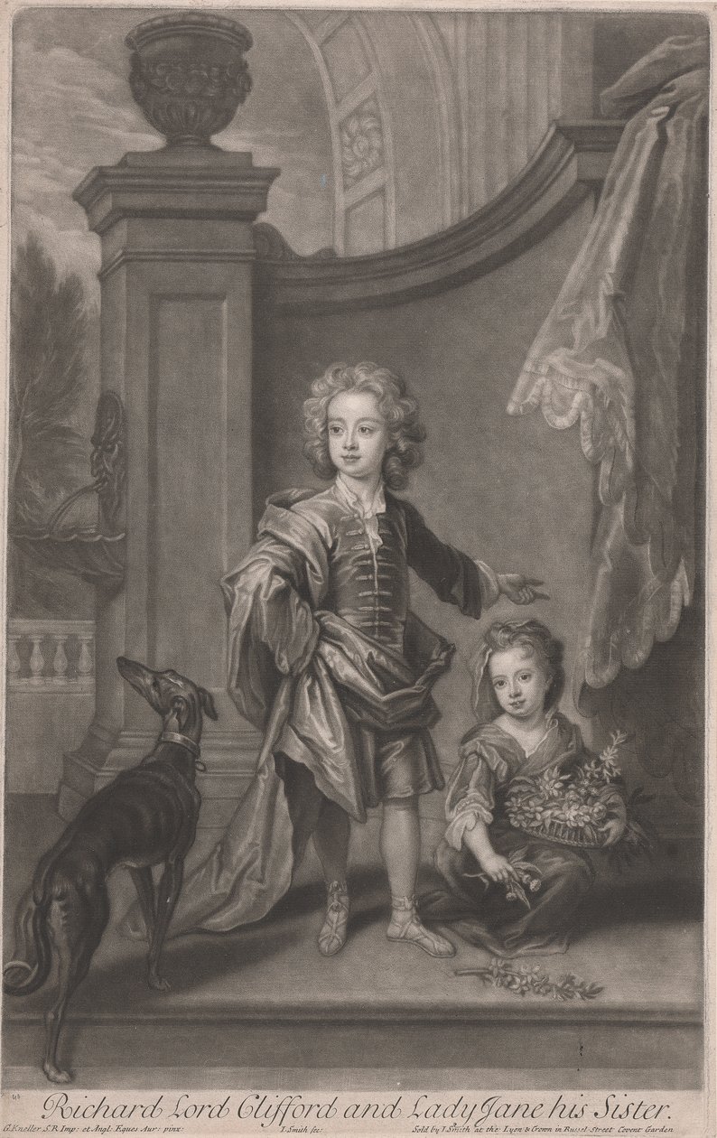 Richard, Lord Clifford (1695-1753) ve Kız Kardeşi Leydi Jane Boyle (ö. 1780) by John Smith