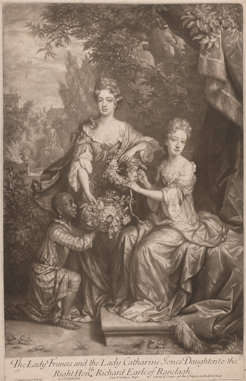 Leydi Frances ve Leydi Catherine Jones Sağın Kızları Ranleagh'lı Saygıdeğer Richard Earl by John Smith