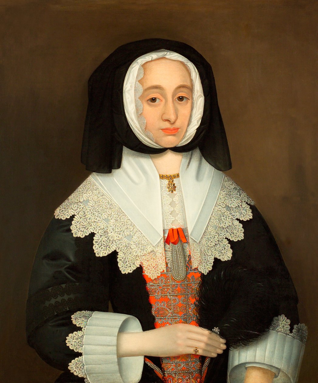 Bayan Lucy Hutchinson, 1643 dolayları by John Souch