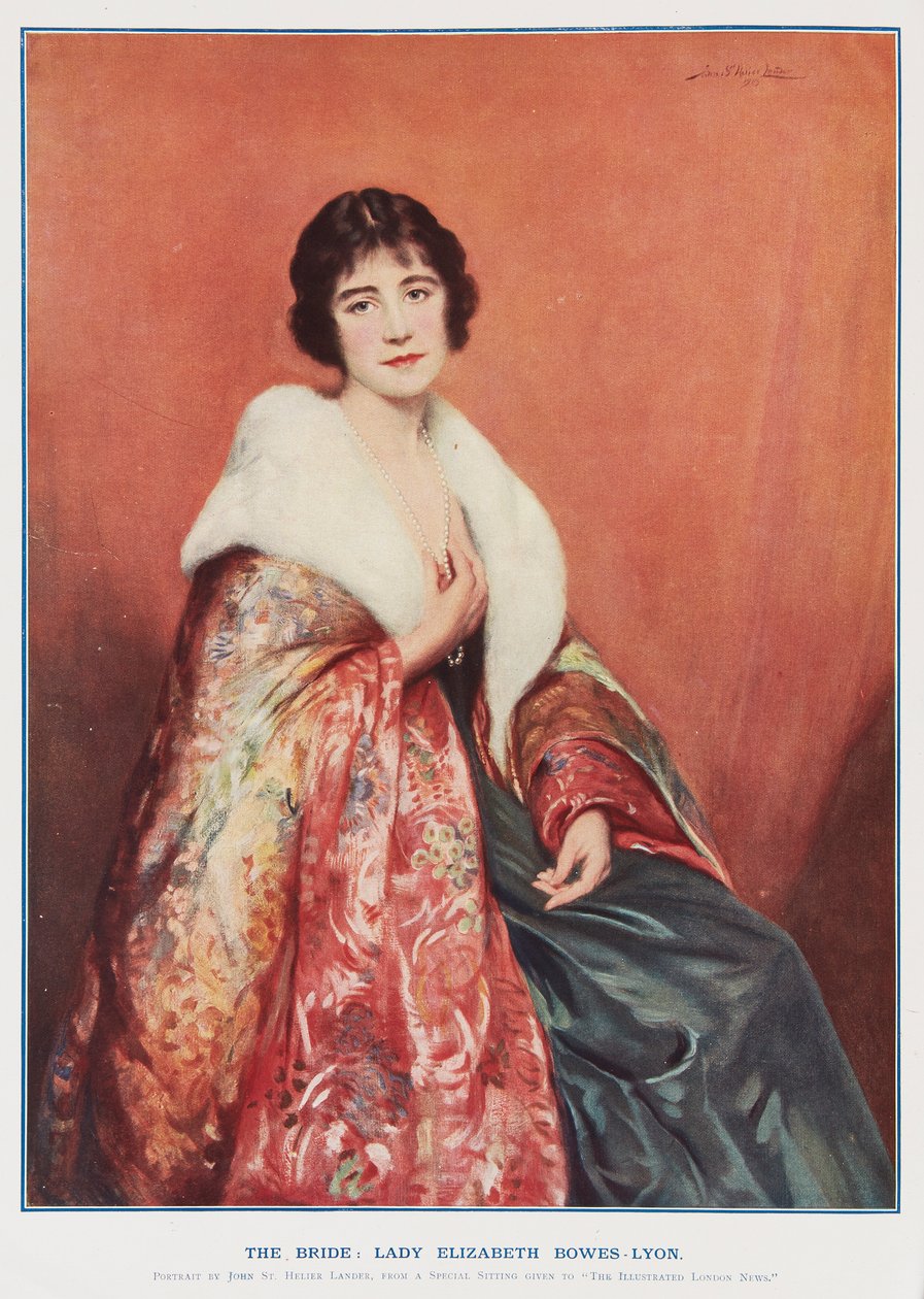 Leydi Elizabeth Bowes-Lyon by John St. Helier Lander