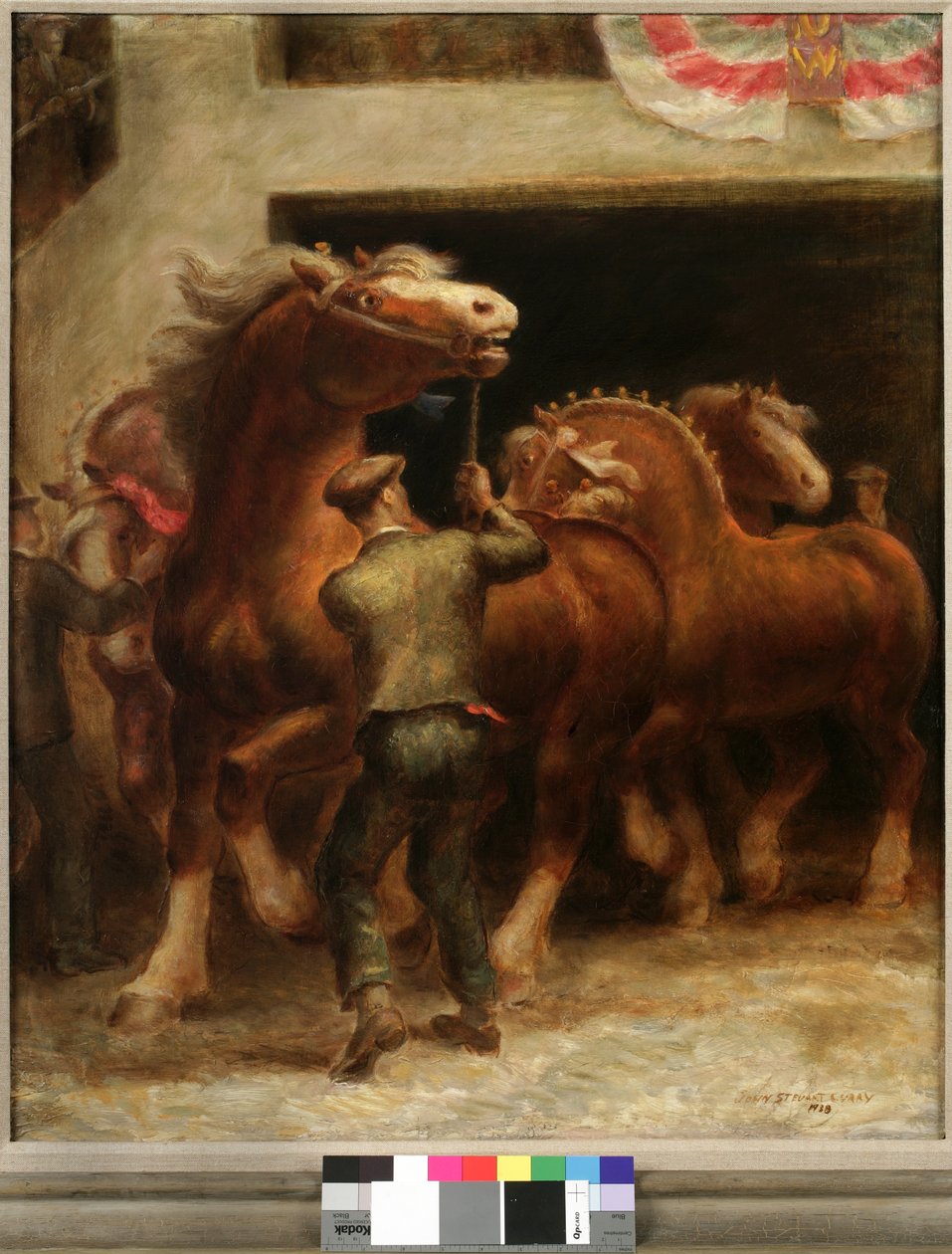 Belçika Aygırları by John Steuart Curry